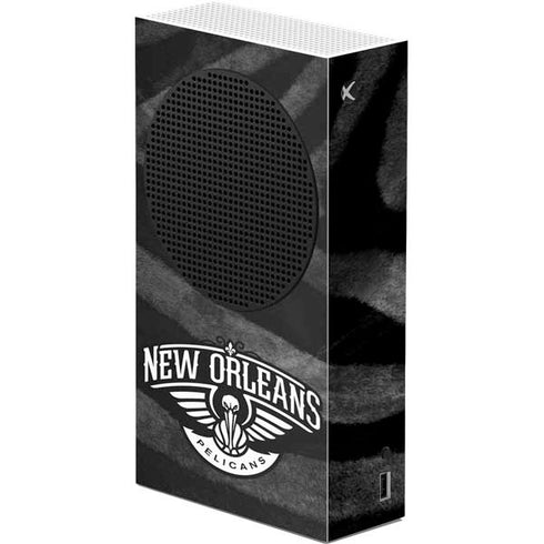 NBA New Orleans Pelicans Black Animal Print Xbox Series S Console Skin